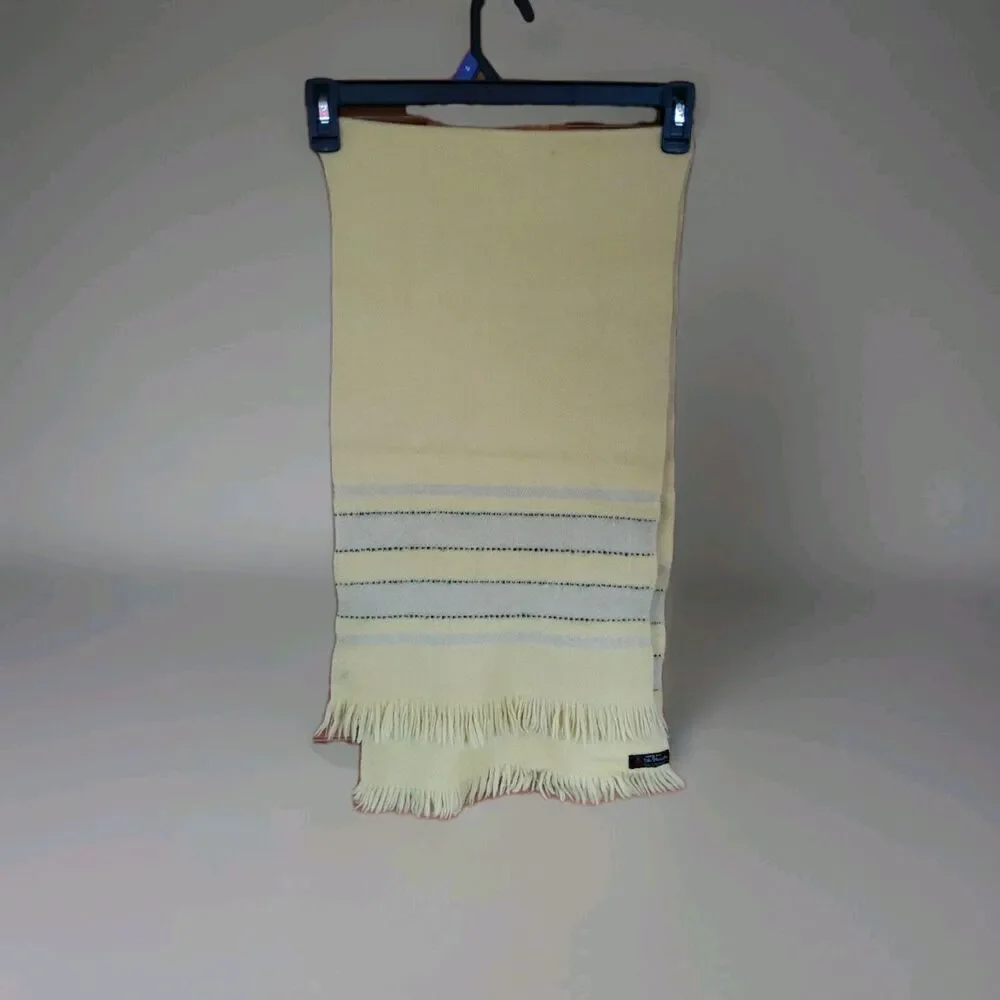 Vintage Scarf John Wanamaker Wool Scarf Made In England For London Shop